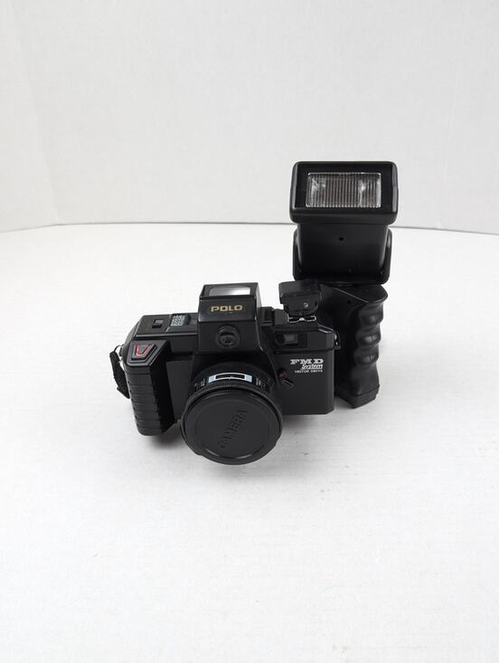 Polo Other - Vintage 35mm Film Camera Flash Grip Set Parts Repair Lens Fungus